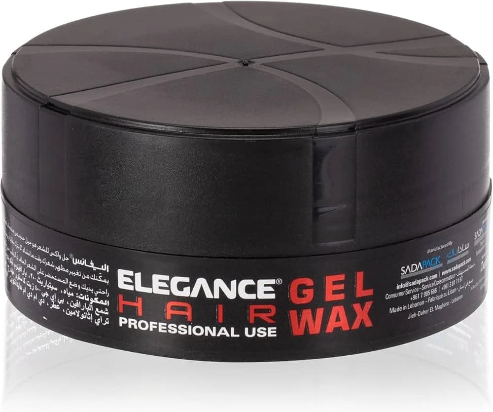 Elegance Gel Wax combines the hold of a styling gel with the flexibility of a wax. It provides strong, long-lasting control while giving hair definition, texture, and a polished finish. Ideal for crea